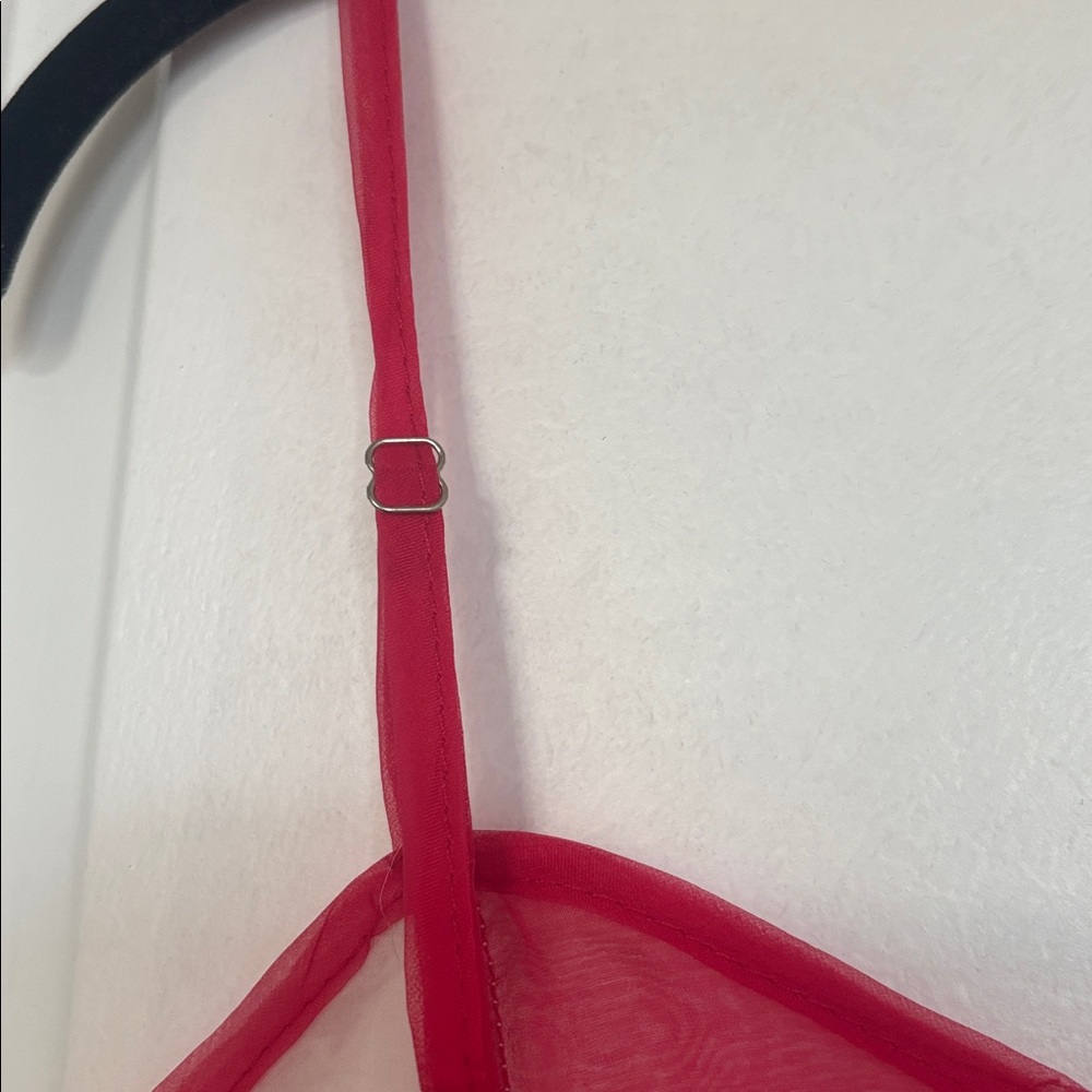 NWT Fashion Brand Company Red/White Stripe Mini - Picture 6 of 13